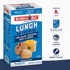 Lunch On The Run Tuna Salad with Crackers Kit, 8.2 oz (Pack of 4) – Ready to …