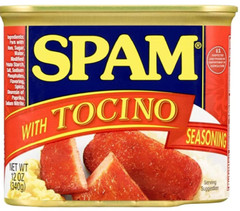 Spam with Tocino Seasoning Luncheon Meat 12 oz Exp 4/2027