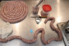 Handmade German Style Bratwust-8 in-8 oz-6 pack-3 pounds