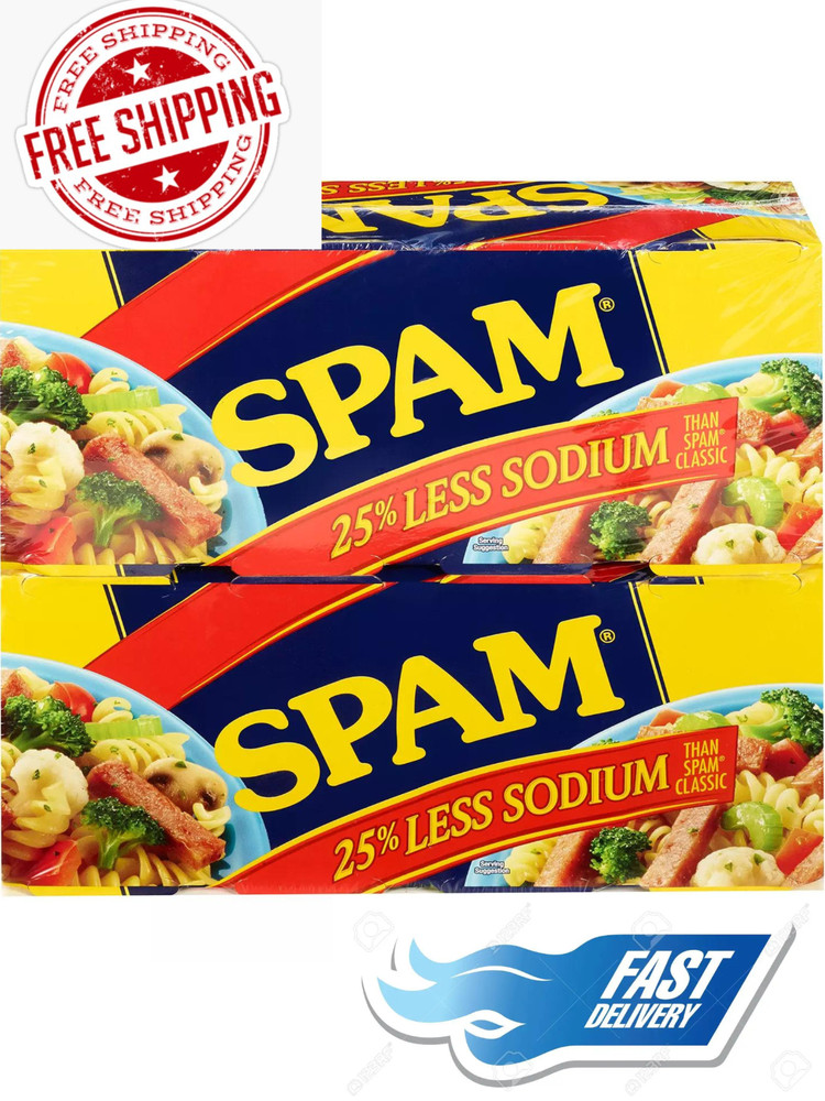 Spam 25% Less Sodium Than Spam Classic [12 oz., 8 pk.]