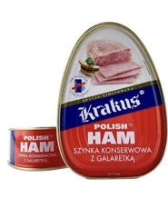 KRAKUS Polish Premium Canned Ham Preserved Meat 455 g / 1 Lb