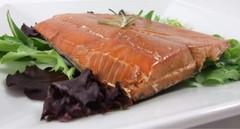 Alaska Smokehouse Smoked Natural Wild Alaskan Salmon Fillet Ready to Serve 8 oz.