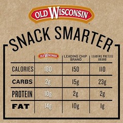 Natural Hardwood Smoked Beef Summer Sausage, 100% Beef, Gluten-Free Snack