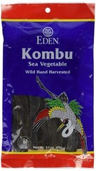 Eden Foods Kombu, Sea Vegetable, Wild Hand Harvested, 2.1 Ounce