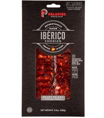 All-Natural Sliced Ibérico Chorizo – Premium Spanish Sausage, Gourmet Snack