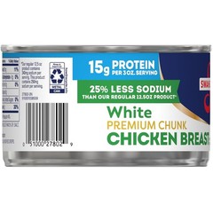 Easy Meal Solution: Swanson 12.5 OZ Less Sodium White Chunk Chicken Breast