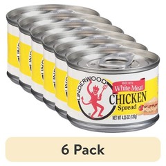 White Meat Chicken Spread Canned Food 4.25 oz 6 Pack