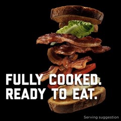 HORMEL Thick and Smoky Bacon – Fully Cooked Goodness, 21 Oz for On-the-Go