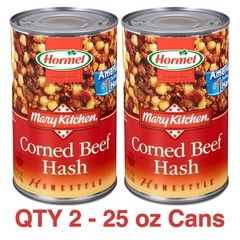 2 Pack Hormel Mary Kitchen Corned Beef Hash Homestyle Fully Cooked 25 oz Cans