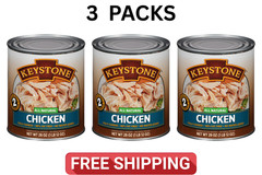 (3 Cans) Keystone Chicken **ALL NATURAL – NO PRESERVATIVES – FULLY COOKED** 28oz