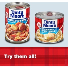 Shelf Stable Chicken and Dumplings 20 oz Steel Can 8 Pack Comfort Food Easy Meal
