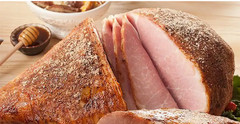 (1) 11.5 Pound – 13 Pound Fully Cooked Country Ham Spiral Sliced
