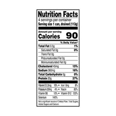 Chunk Light Tuna in Water, Wild Caught, 20g Protein, 5 oz, 4 Cans