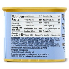 (12 pack) Great Value Bacon Luncheon Meat, High Protein, 12 oz Aluminum Can