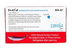 Spicy Wild Spanish Sardines in Olive Oil and Piri Piri Pepper, 4.2 oz (1 Pack…