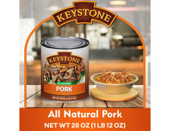(6 Cans) Keystone Pork **ALL NATURAL – NO PRESERVATIVES – FULLY COOKED** 28oz
