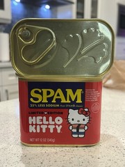 SPAM Hello Kitty Limited Edition 25% Less Sodium Pork Meat, 2-Pack 12 oz
