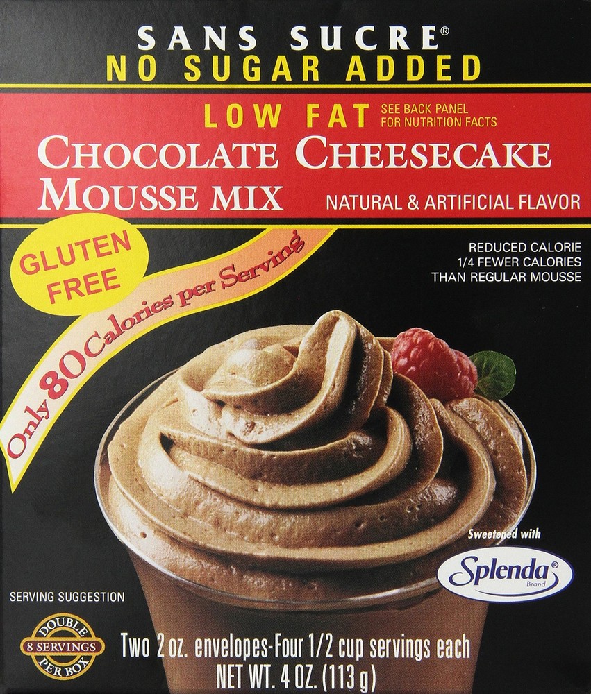 Chocolate Cheesecake Mousse Mix Sugar Free and Gluten Free