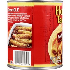 Shelf Stable Beef Tamales in Chili Sauce 28 oz Steel Can 3 Pack