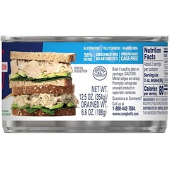 Easy Meal Solution: Swanson 12.5 OZ Less Sodium White Chunk Chicken Breast