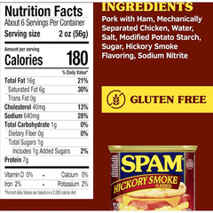 Spam Hickory Smoke, 12 Ounce Can