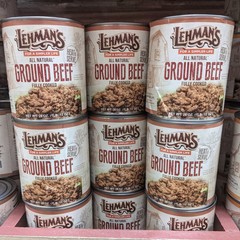 Lehman’s All Natural Canned Meat, USA Made Ready to Eat, 28 oz, Case of 12