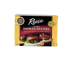 Reese Petite Smoked Oysters, 3.7-Ounces (Pack of 10)