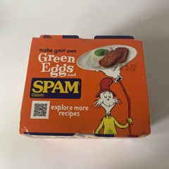 Green Eggs And Ham SPAM GREEN EGGS SPAM LIMITED EDITION (Two 12oz Cans) (7/2028)