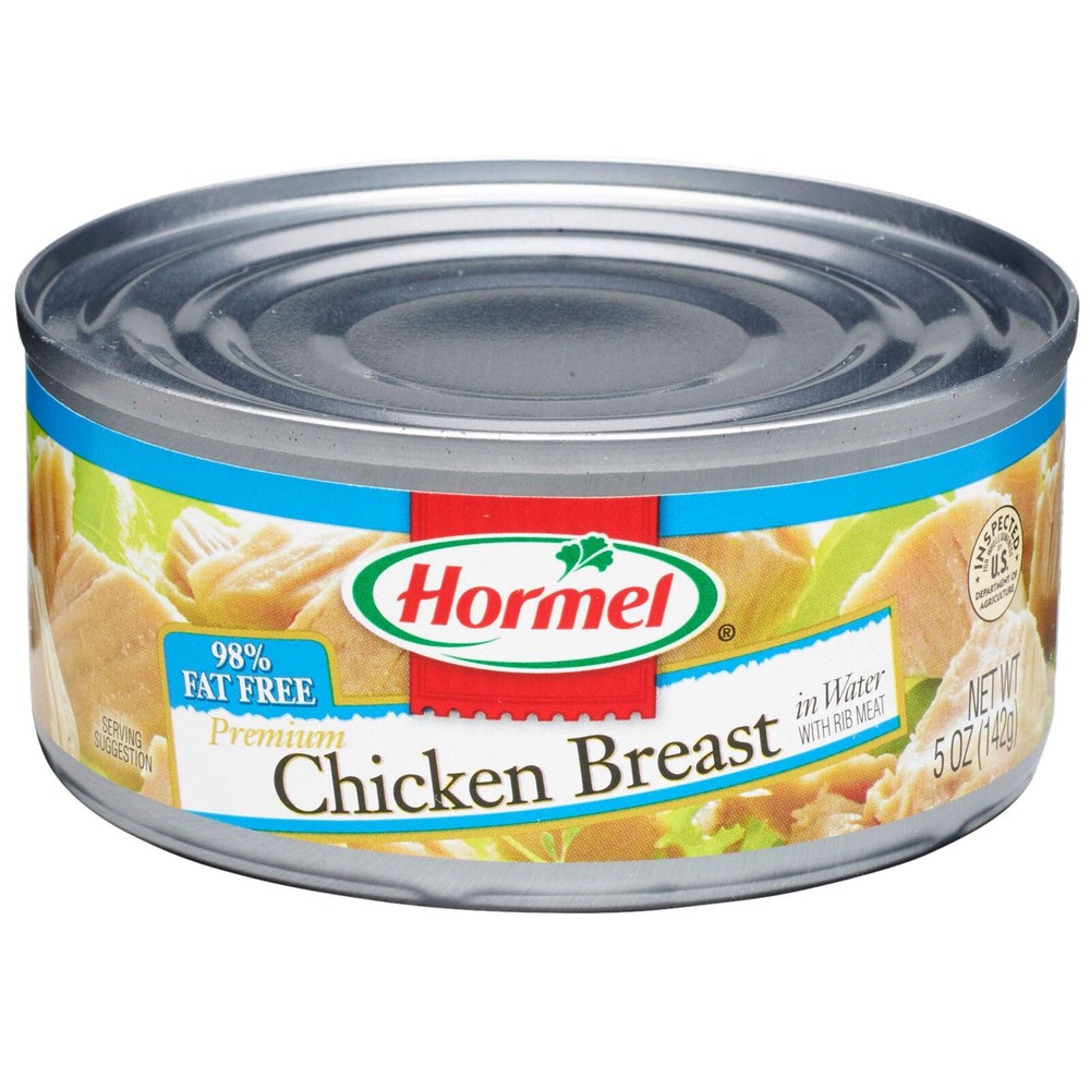 Hormel Premium Chunk Chicken 🥪 Breast in Water, 5 Oz (Pack of 12)