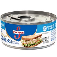 Swanson Chicken White Chunk, 4.5 Ounces, 24 Per Case