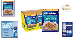 Wild Caught Chunk Light Tuna in Water Pouches 24 Pack, 17g Protein, Ready to Eat