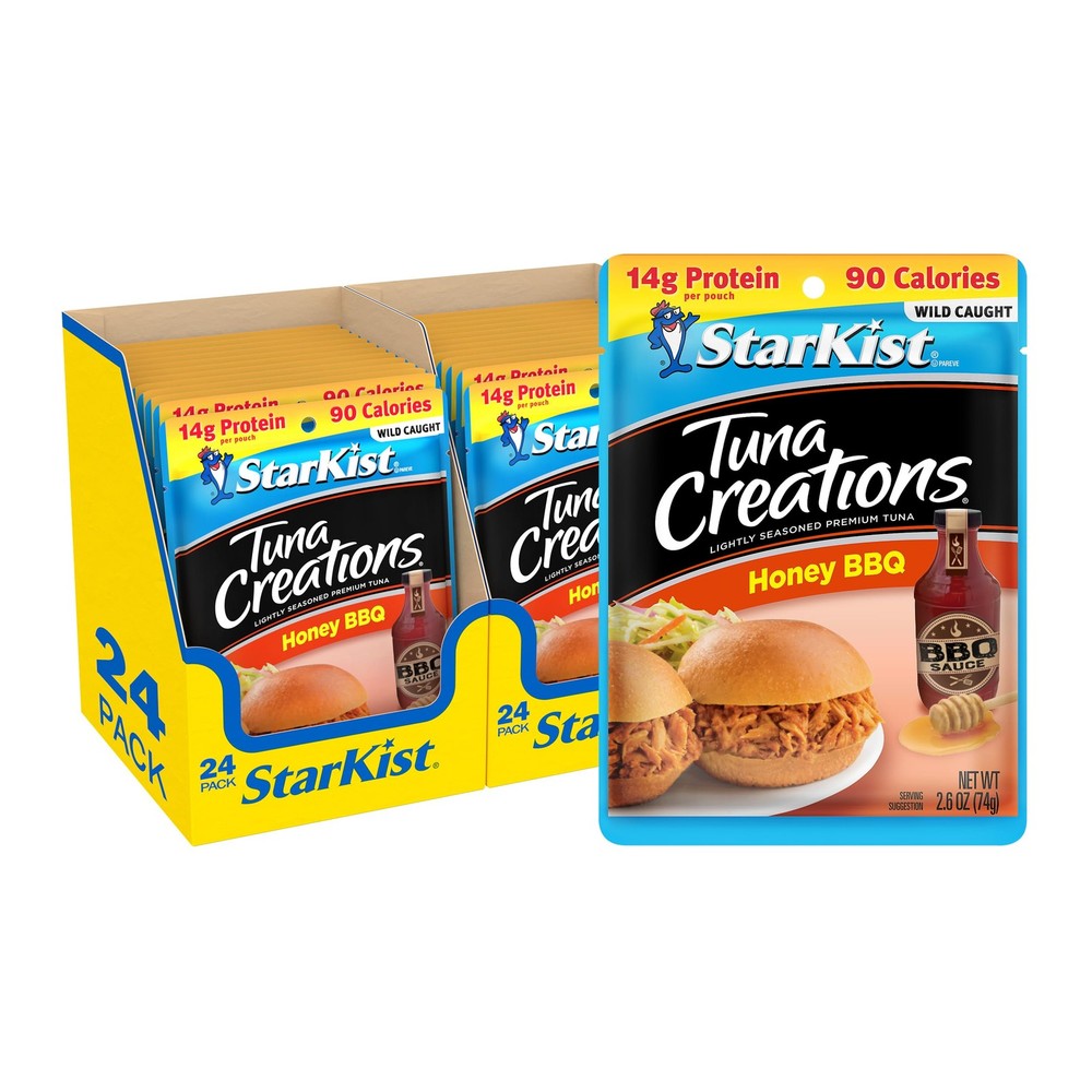 Tuna Creations Honey BBQ, 2.6 Oz, Pack of 24