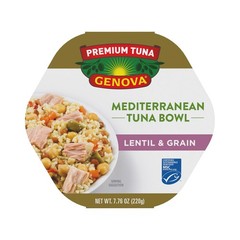Premium Tuna Mediterreanean Lentil & Grain Salad, 7.76 Ounce Bowls (Pack of 6…