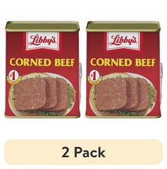 (2 pack) Libby’s Corned Beef, 14g Protein Per Serving, Canned Meat, 12 oz. Can