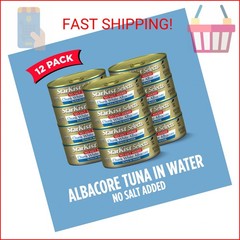 StarKist Selects No Salt Added Chunk White Albacore Tuna, 4.5oz, 12-Pack