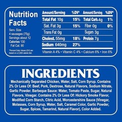 Armour Star Vienna Sausage Barbecue Flavored Canned Sausage 4.6 oz Pack of 6