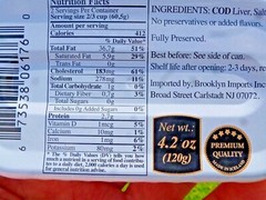Cod Liver In Oil by Belveder Premium Fresh Wild Caught 4.2 oz. Exp. 10-2026 USA