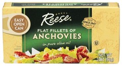 Flat Fillets of Anchovies in Olive Oil 2oz Pack of 10