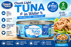 Great Value Chunk Light Tuna in Water, 5 oz