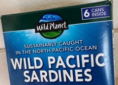 Wild Planet Wild Pacific Sardines in Extra Virgin Olive Oil 4.4 Ounce (6 Count)