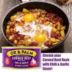 Canned Corned Beef Chili Garlic Flavor 11.5 oz
