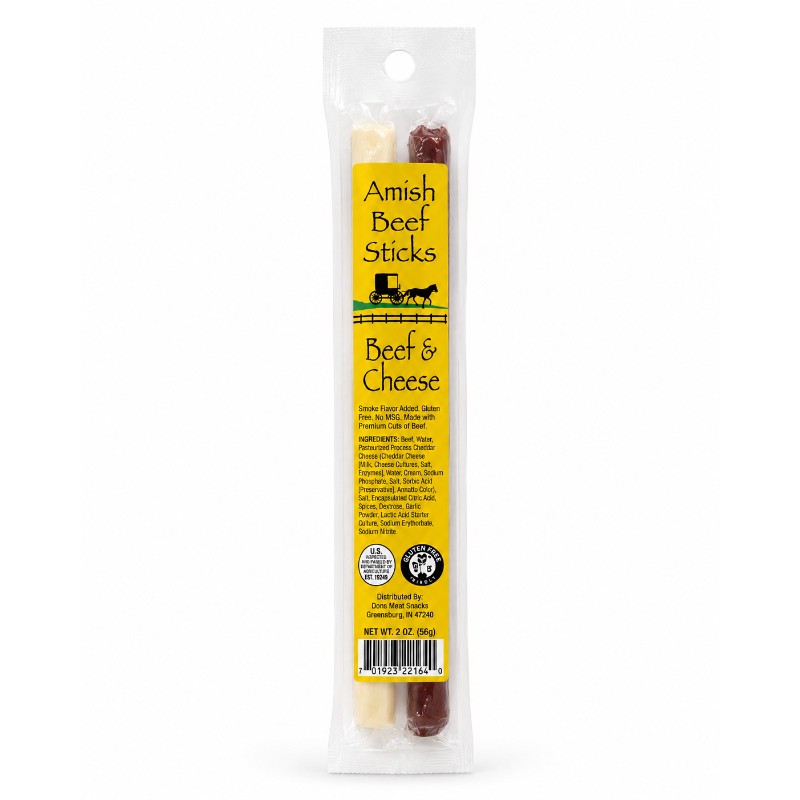 12x Amish Beef & Cheese Sticks Spice Seasoning Gourmet Kitchen Cooking Lot 1.25o