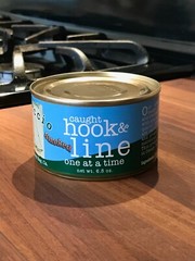 Smoked salmon wild Alaska sockeye 6.5 ounce jar packed by hand in Juneau Alaska
