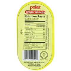 (6 pack) MW Polar Smoked Boneless Herring Kipper Snacks, 3.53 oz Can