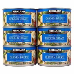 Kirkland Chicken Breast in Water 12.5 oz. cans – 6 count – Premium Chunk – Great
