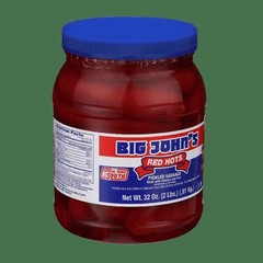 Ready to Eat Pickled Sausage 32oz Jar Low Carb Snack Protein Smoked Shelf Stable