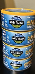 (4 Pack) Wild Planet Albacore No Salt Added Wild Tuna 5 Oz 33 G of Clean Protein
