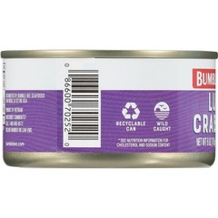 Bumble Bee Canned Lump Crabmeat, Wild Caught, 14g Protein per Serving