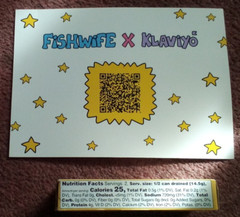 One Fishwife NYC Tote Bag, Cantabrian Anchovies And Danbo (Danny Miller) Print