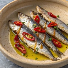 Sustainably Wild Caught Sardines in Olive Oil & Spicy Piri Piri, 6 Cans